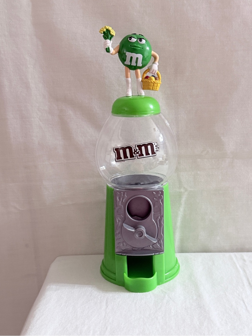 M&M'S Green Candy Dispenser with Purple Accent